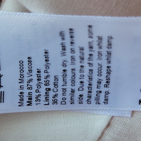 Topshop Sleeveless Tie Waist Wide Leg Jumpsuit Apricot Sz 6 - Picture 12 of 14